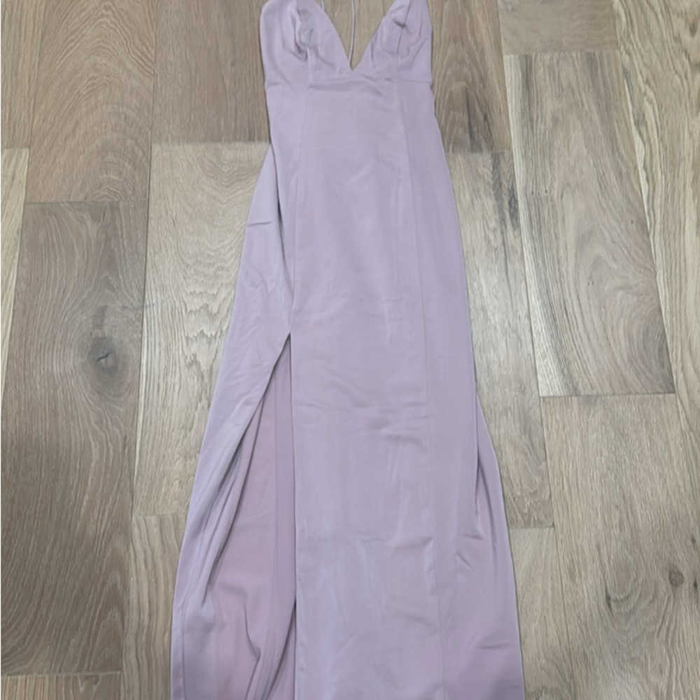 Elegant Lavender Evening Gown